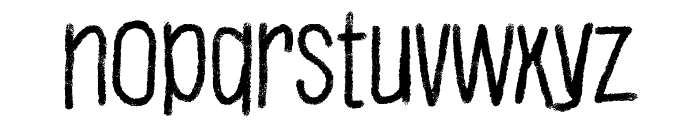 Justaword Font LOWERCASE