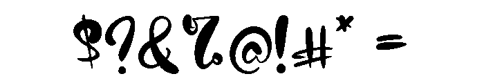 Justeven Font OTHER CHARS