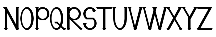 Justice Action Demo Serif Font UPPERCASE
