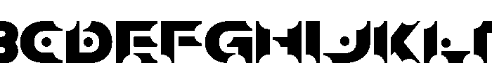 Justice Display Demo Font UPPERCASE