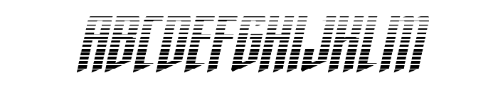 Justice Fighters Gradient Ital Font LOWERCASE
