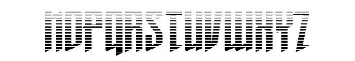 Justice Fighters Gradient Font UPPERCASE