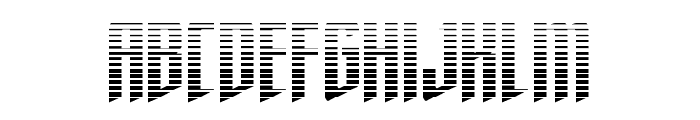 Justice Fighters Gradient Font LOWERCASE