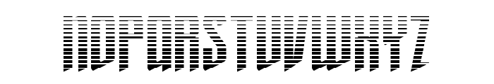 Justice Fighters Gradient Font LOWERCASE