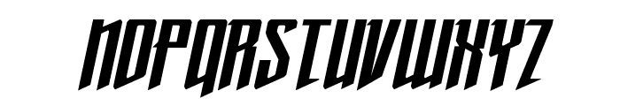 Justice Fighters Italic Font UPPERCASE