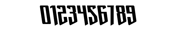 Justice Fighters Semi-Leftalic Font OTHER CHARS