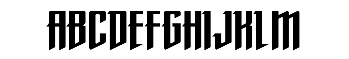 Justice Fighters Spaced Font UPPERCASE