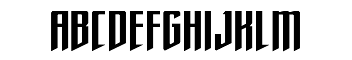 Justice Fighters Spaced Font LOWERCASE
