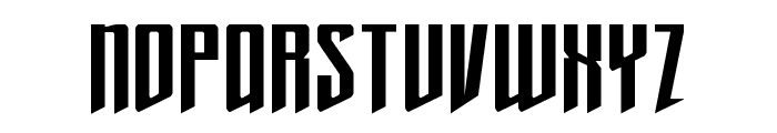 Justice Fighters Spaced Font LOWERCASE
