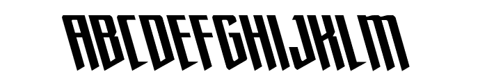 Justice Fighters Super-Left Font LOWERCASE