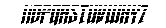 Justice Fighters Twotone Ital Font UPPERCASE