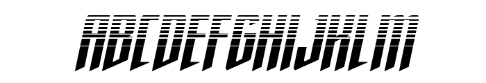 Justice Fighters Twotone Ital Font LOWERCASE