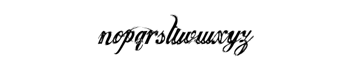 JusticebyDirt2 Font LOWERCASE