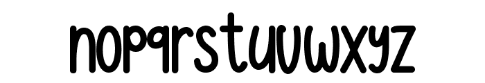 Justmore - Personal Use Font LOWERCASE