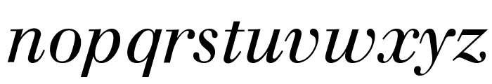 Justus Italic Font LOWERCASE