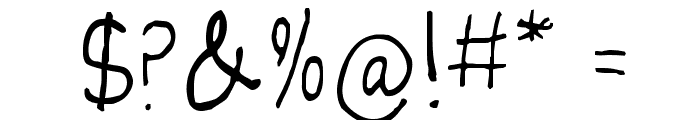 juleswriting Font OTHER CHARS