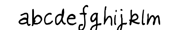 juleswriting Font LOWERCASE