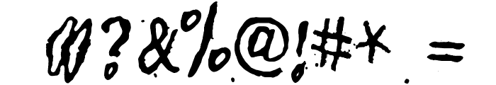 junkohanhero Font OTHER CHARS