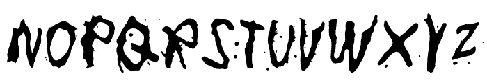 junkohanhero Font UPPERCASE