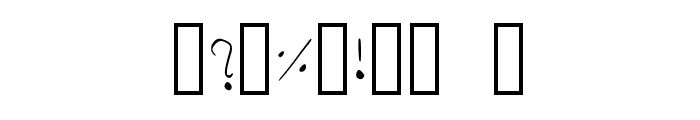 just symbols and stuff Medium Font OTHER CHARS