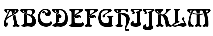 Jugendstil-Regular Font UPPERCASE