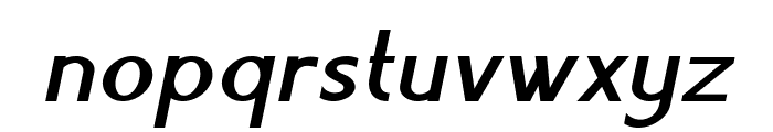 Juju-BoldItalic Font LOWERCASE