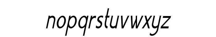 Juju-CondensedItalic Font LOWERCASE