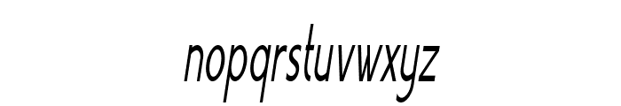 Juju-ExtracondensedItalic Font LOWERCASE