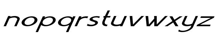 Juju-ExtraexpandedItalic Font LOWERCASE