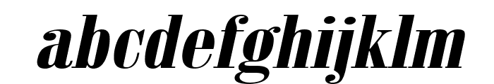 June 15 Extended Italic Font LOWERCASE