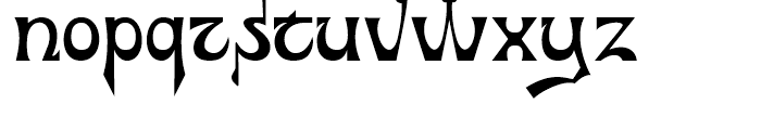 Jubileum Regular Font LOWERCASE