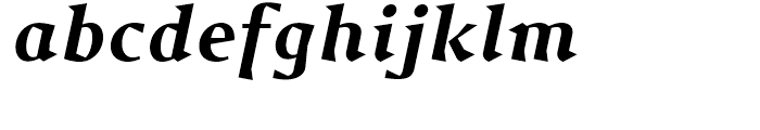 Jude Black Italic Font LOWERCASE