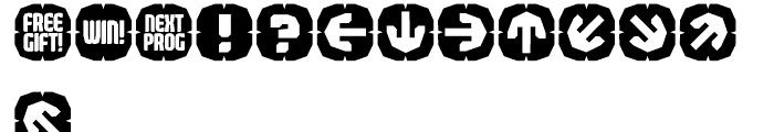 Judgement Icons Font UPPERCASE