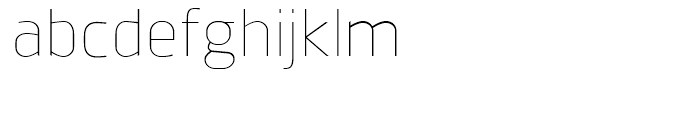 Juhl Thin Font LOWERCASE