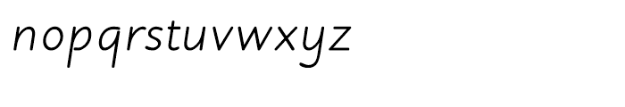 Julius Primary Italic Font LOWERCASE