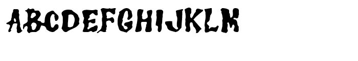 Junglemania Regular Font UPPERCASE