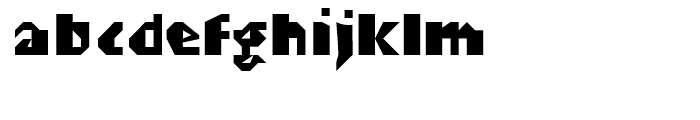Junkyard Regular Font LOWERCASE