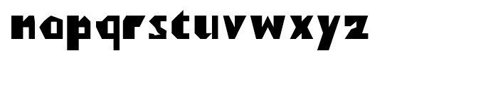 Junkyard Regular Font LOWERCASE