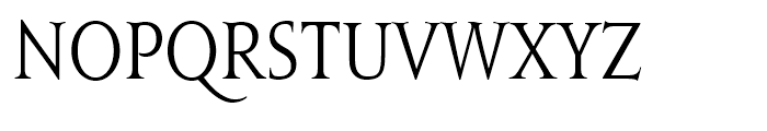 Jupiter Condensed Font LOWERCASE
