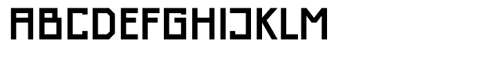 Just Square Cyrillic Demi Font UPPERCASE