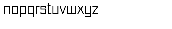 Just Square Cyrillic Light Font LOWERCASE
