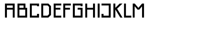 Just Square Cyrillic Medium Font UPPERCASE