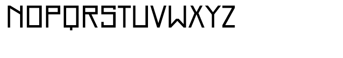 Just Square Cyrillic Regular Font UPPERCASE
