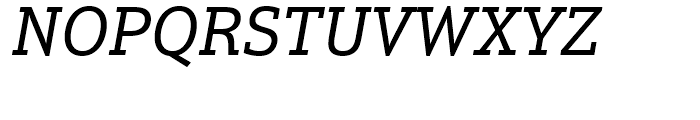 Justus Pro Italic Font UPPERCASE