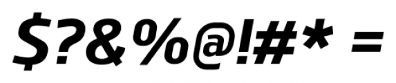 Juhl ExtraBold Italic Font OTHER CHARS