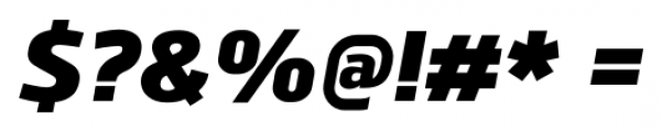 Juhl Heavy Italic Font OTHER CHARS