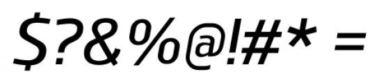 Juhl Medium Italic Font OTHER CHARS