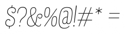 Julieta Essential Italic Font OTHER CHARS