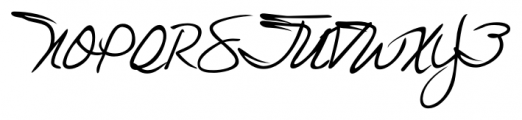 Juri Handwriting Regular Font UPPERCASE