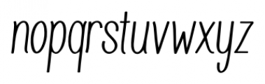 Juvenile Bold Italic Font LOWERCASE